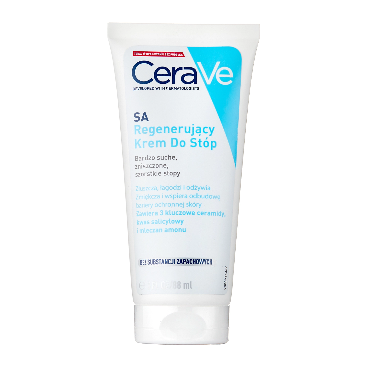 CeraVe - SA regeneruojantis pėdų kremas - 88ml