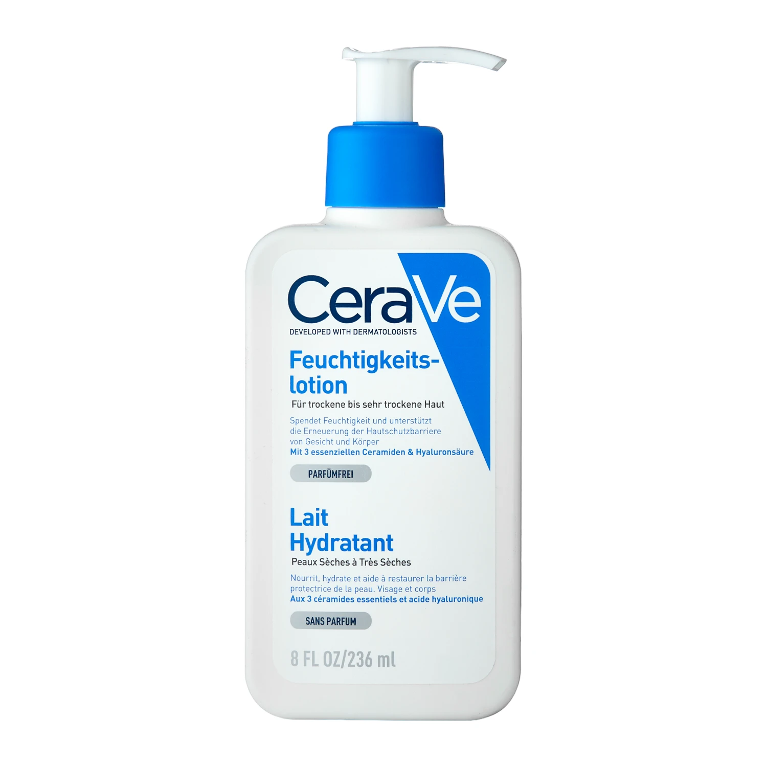 CeraVe - drėkinamoji veido ir kūno emulsija su keramidais - 236ml