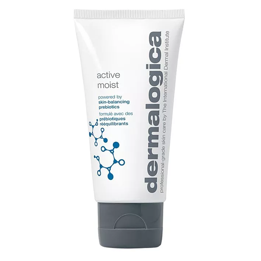 Dermalogica - Active Moist – Lengvas Prebiotinis Drėkinamasis Kremas Mišriai ir Riebiai Odai – 100 ml