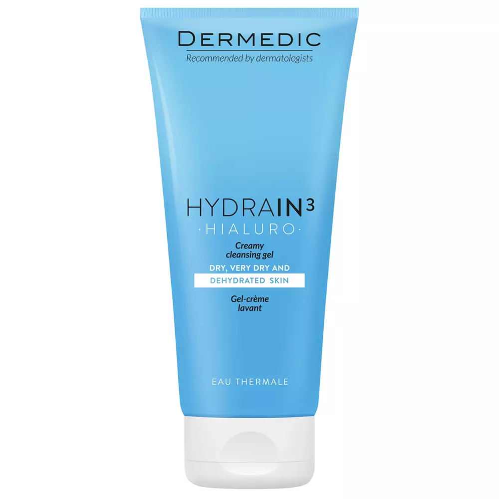 Dermedic - Hydrain 3 Hialuro – Kreminis Valomasis Gelis – 200 ml