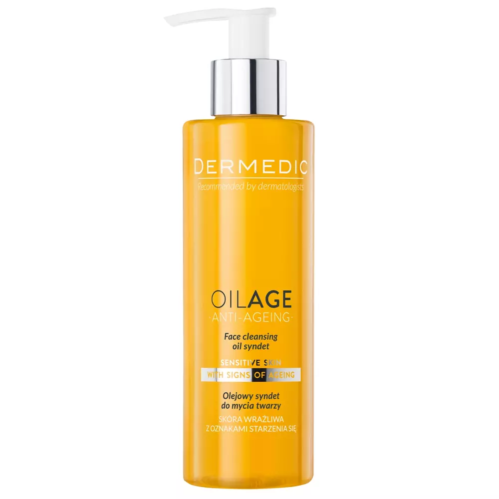 Dermedic - Oilage – Aliejinis Prausiamasis Sindetas Veidui – 200 ml