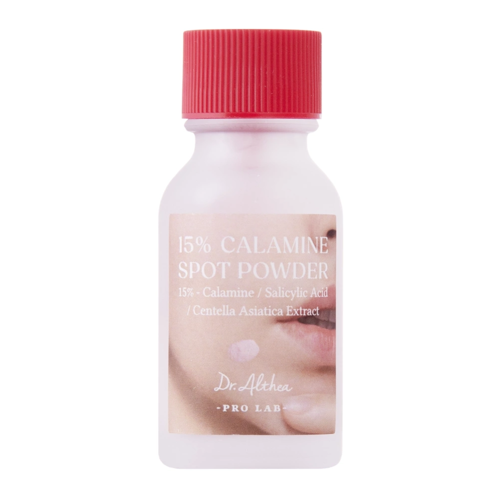 Dr. Althea - 15% Calamine Spot Powder – Skystis Odos Netobulumams Šalinti – 15 ml