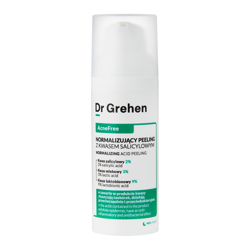 Dr Grehen - AcneFree - Normalizing Acid Peeling - Normalizuojantis šveitiklis su salicilo rūgštimi - 50ml