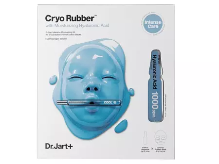 Dr.Jart+ - Cryo Rubber with Moisturizing Hyaluronic Acid - Dviejų etapų intensyvaus drėkinimo kaukė - 40g