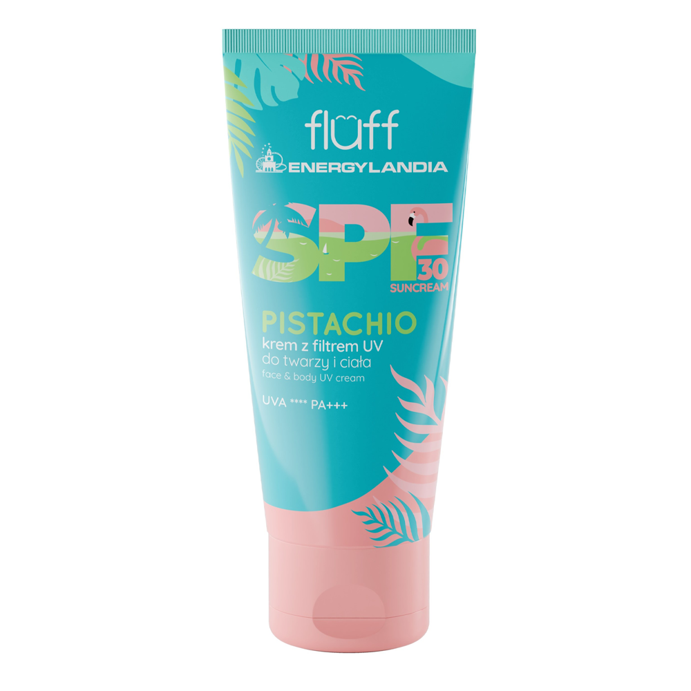 Fluff - Pistachio – Veido ir Kūno Kremas su Apsauga nuo Saulės SPF30 – 100 ml