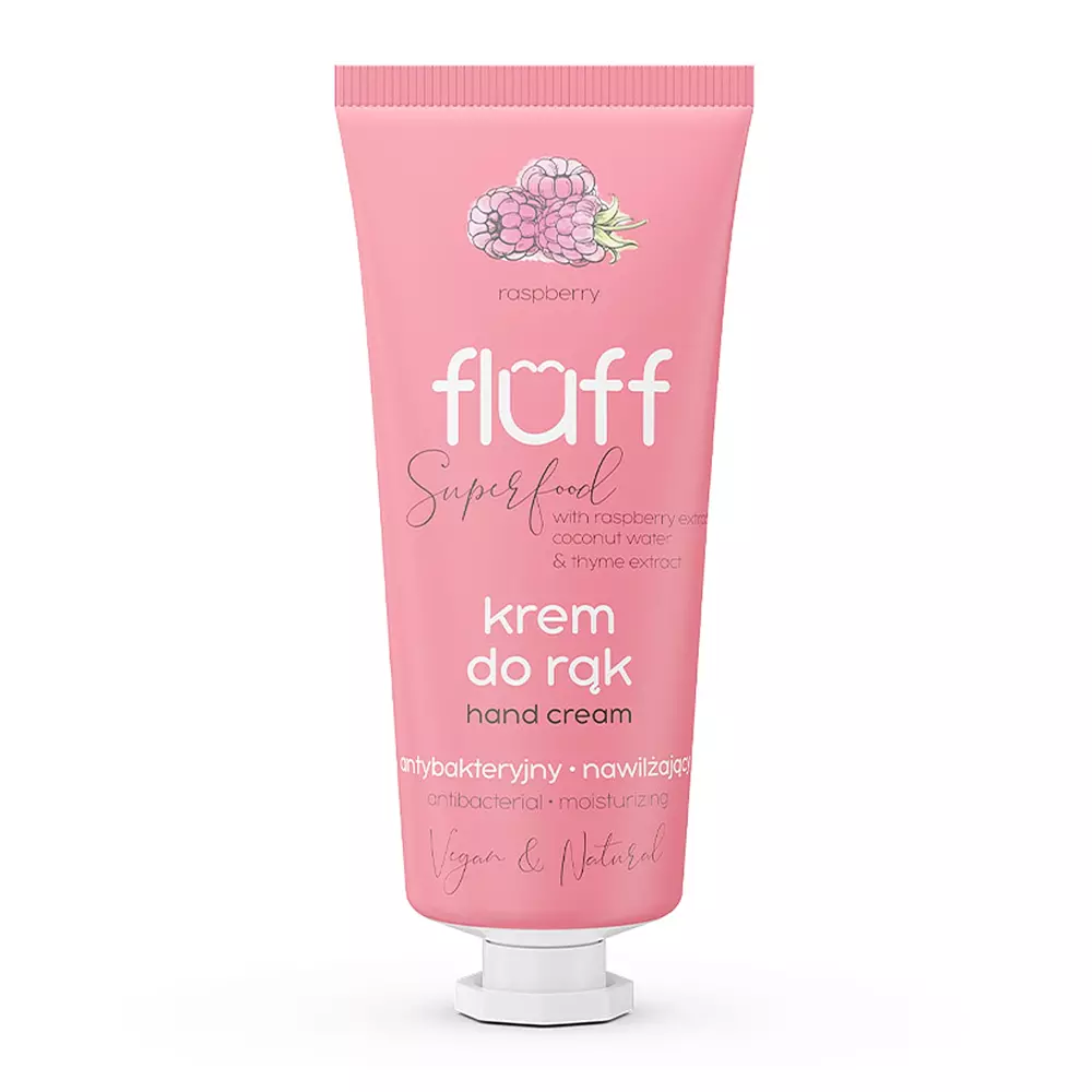 Fluff - Superfood - Hand Cream – Rankų Kremas – Avietė – 50 ml