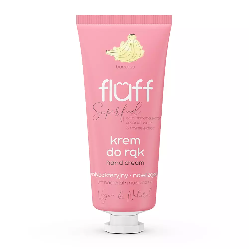 Fluff - Superfood - Hand Cream – Rankų Kremas – Bananas – 50 ml