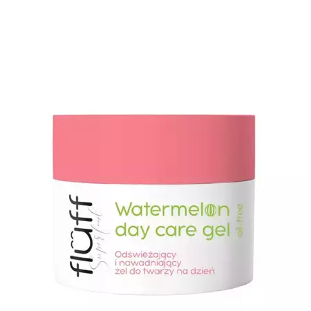 Fluff - Watermelon Day Care Gel – Gaivinamasis ir Drėkinamasis Veido Gelis – 50 ml