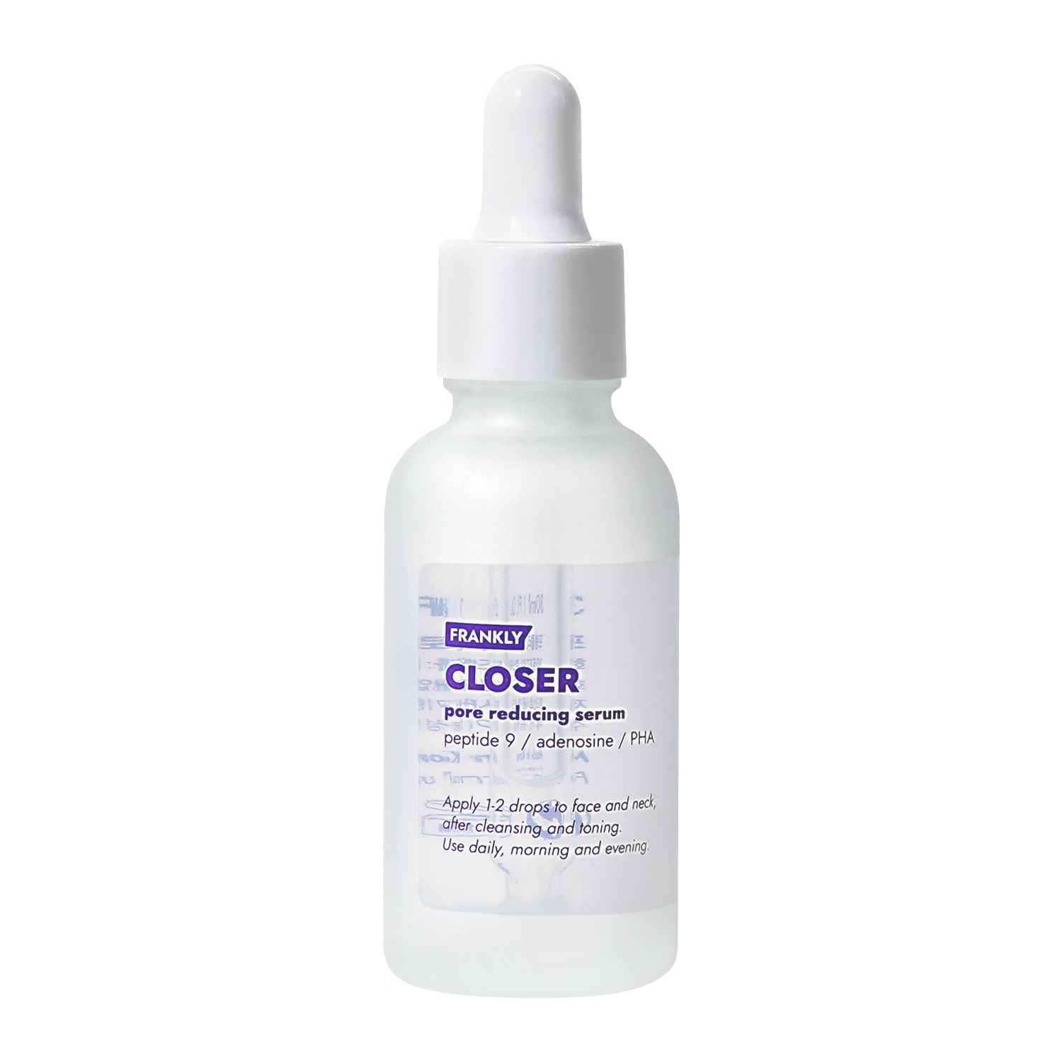 Frankly - Closer Pore Reducing Serum – Peptidinis Serumas, Mažinantis Porų Matomumą – 30 ml