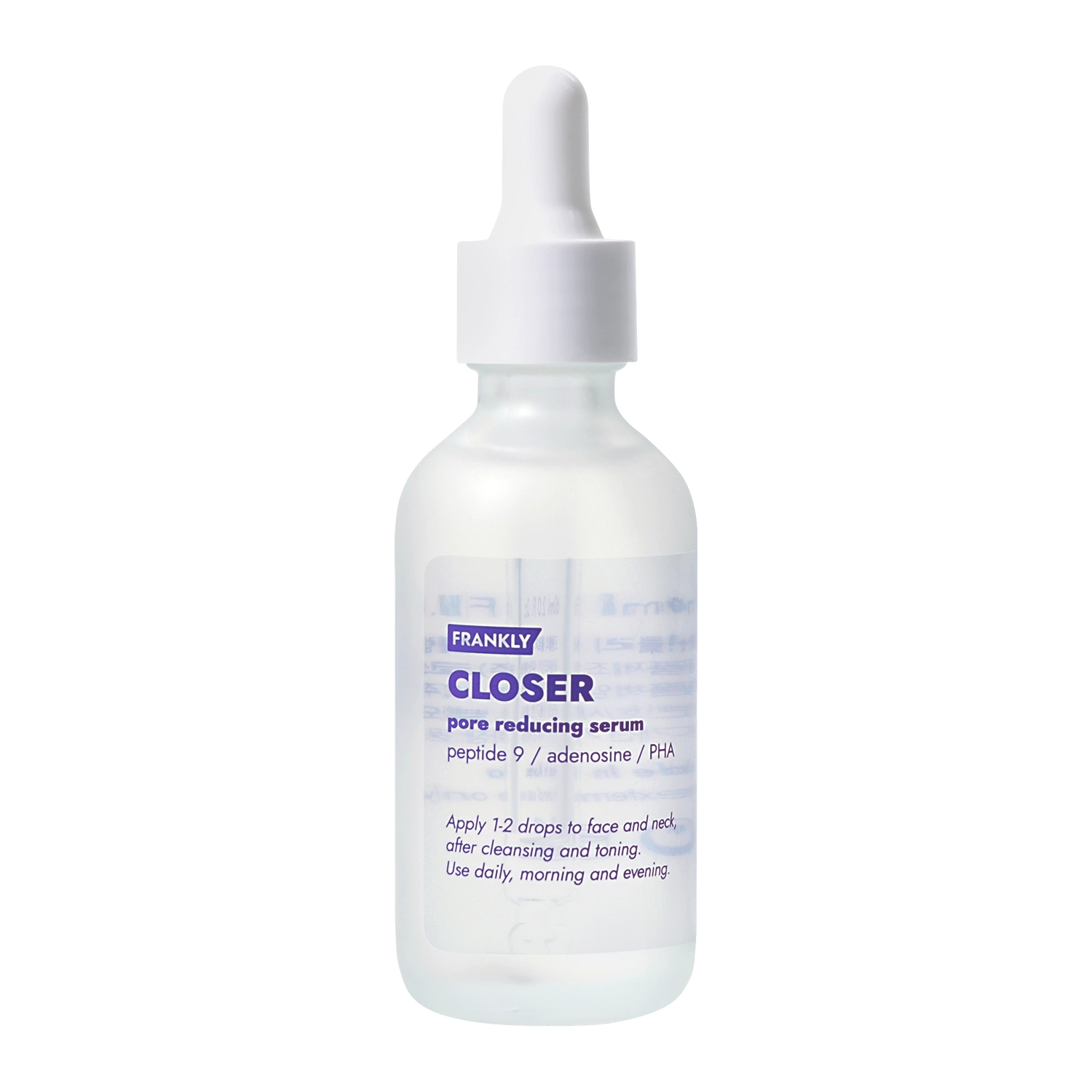 Frankly - Closer Pore Reducing Serum – Peptidinis Serumas, Mažinantis Porų Matomumą – 60 ml