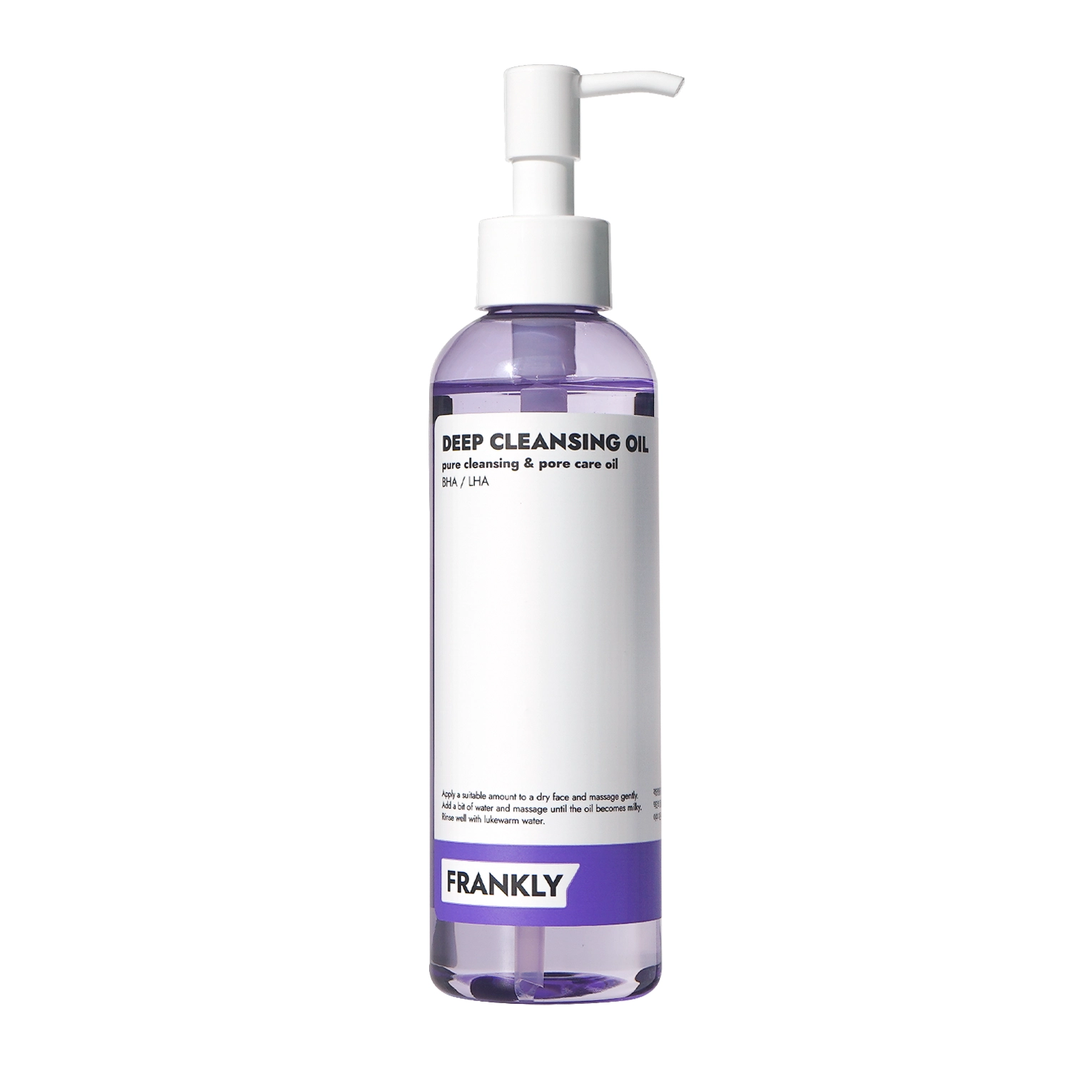 Frankly - Deep Cleansing Oil – Makiažo Šalinimo Aliejus su BHA ir LHA Rūgštimis – 200 ml