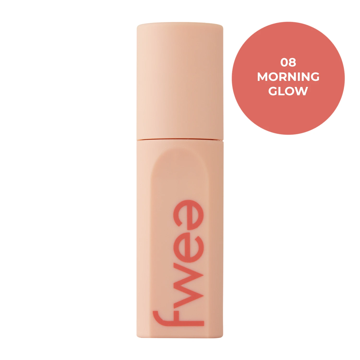 Fwee - Tint Suede – Aksominis Lūpų Tintas – 08 Morning Glow – 5 g