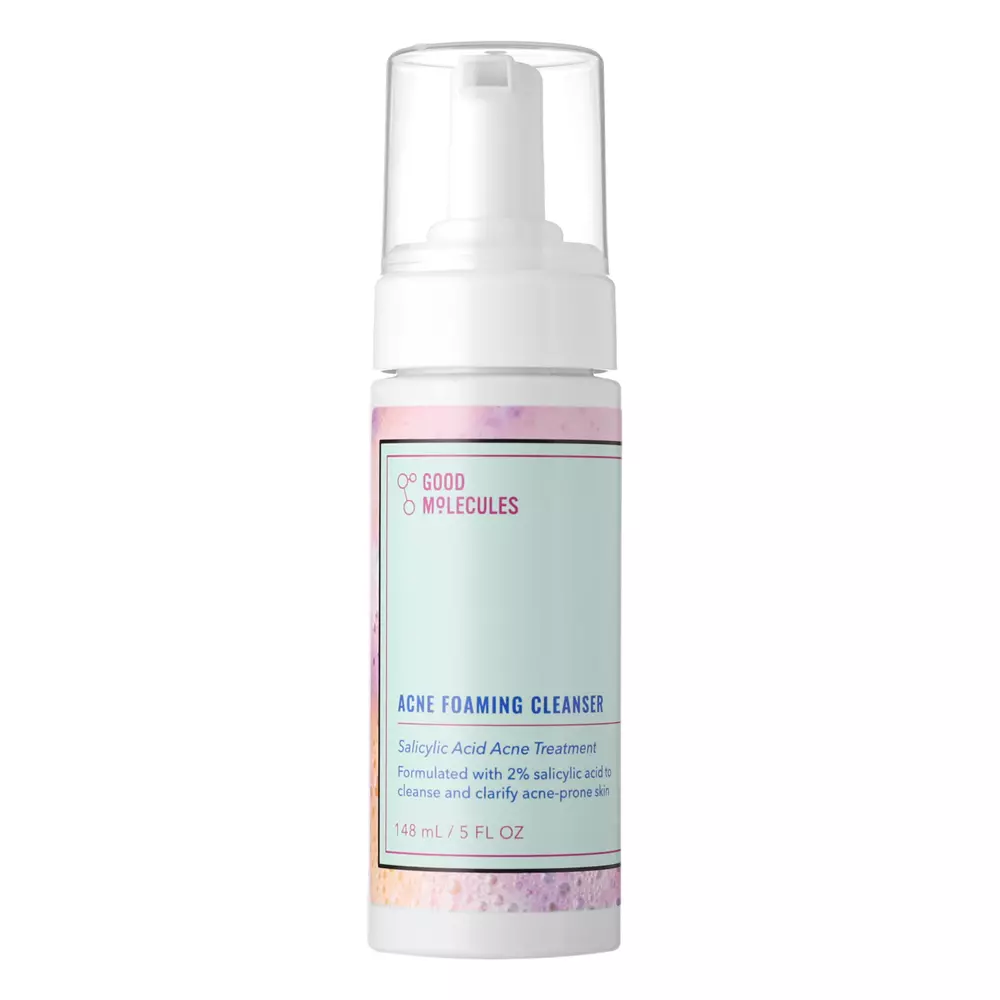 Good Molecules - Acne Foaming Cleanser – Valomosios Putos su Salicilo Rūgštimi – 148 ml