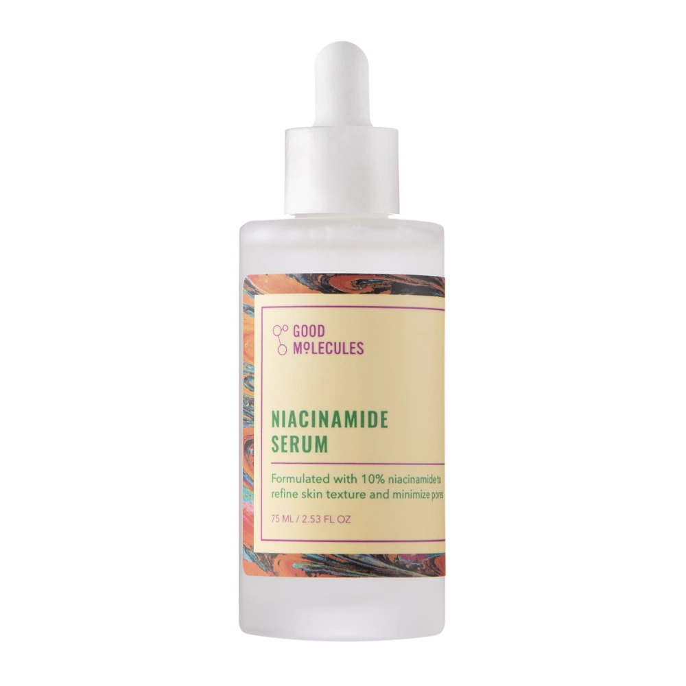 Good Molecules - Niacinamide Serum – Porų Matomumą Mažinantis Lyginamasis Serumas su Niacinamidu – 75 ml