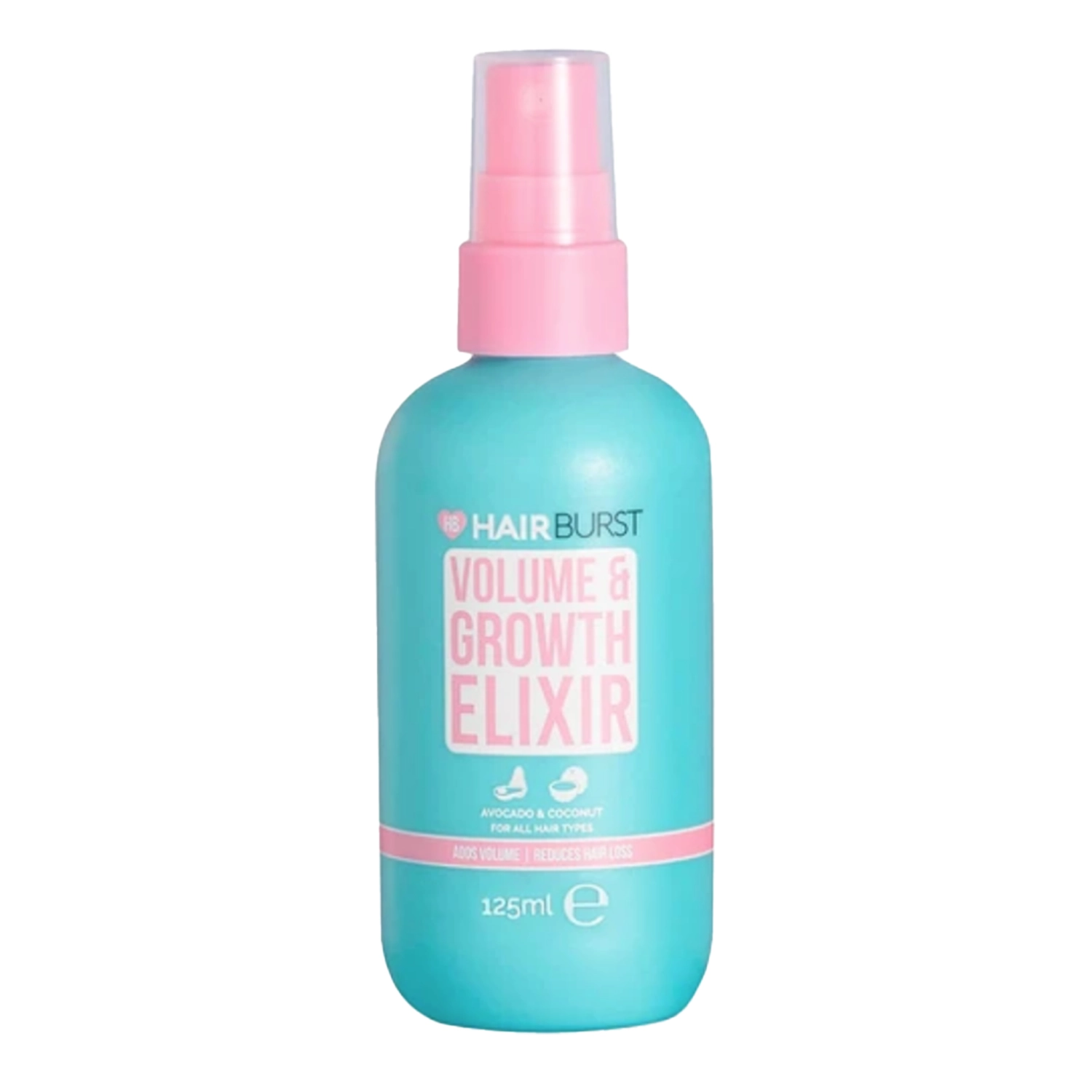 Hairburst - Elixir Volume & Growth Spray – Apimtį Didinantis ir Plaukų Augimą Skatinantis Purškiklis – 125 ml