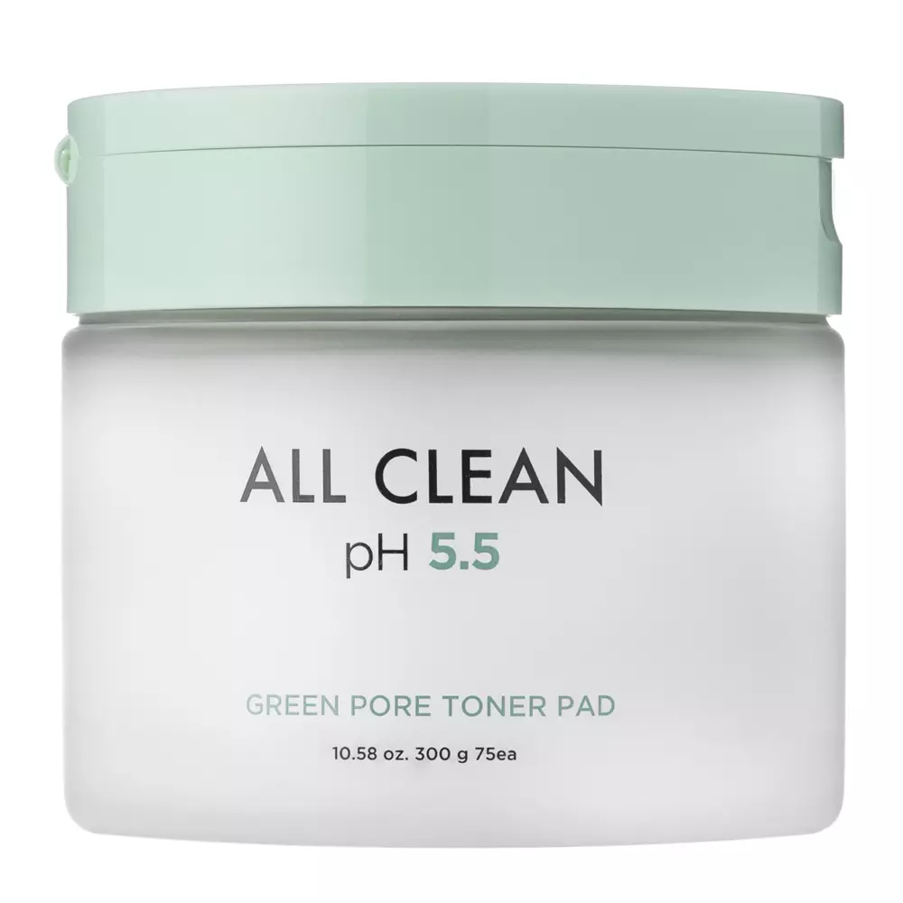 Heimish - All Clean Green Pore Toner Pads – Drėkinamosios Tonizuojančios Pagalvėlės – 75 vnt.