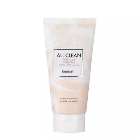 Heimish - All Clean Pink Clay Purifying Wash Off Mask – Valomoji Kaukė su Rožiniu Moliu – 150 g