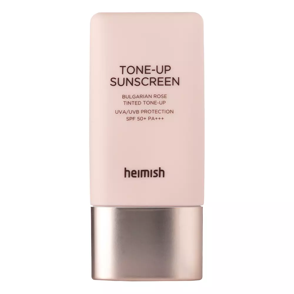 Heimish - Bulgarian Rose Tone-up Sunscreen SPF50+ PA+++ – Tonizuojantis Kremas su Ypač Aukšta Apsauga nuo Saulės – 30 ml