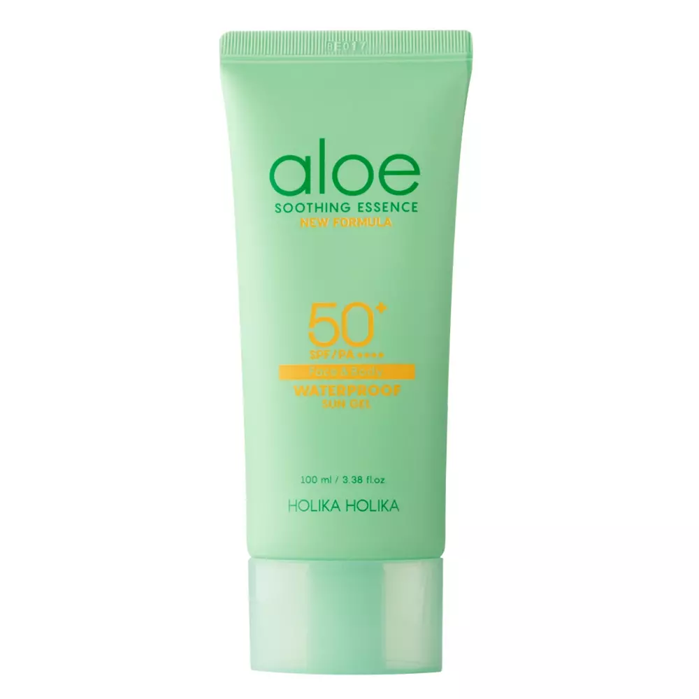 Holika Holika - Aloe Waterproof Sun Gel SPF50+/PA++++ – Raminamasis Kremas nuo Saulės – 100 ml