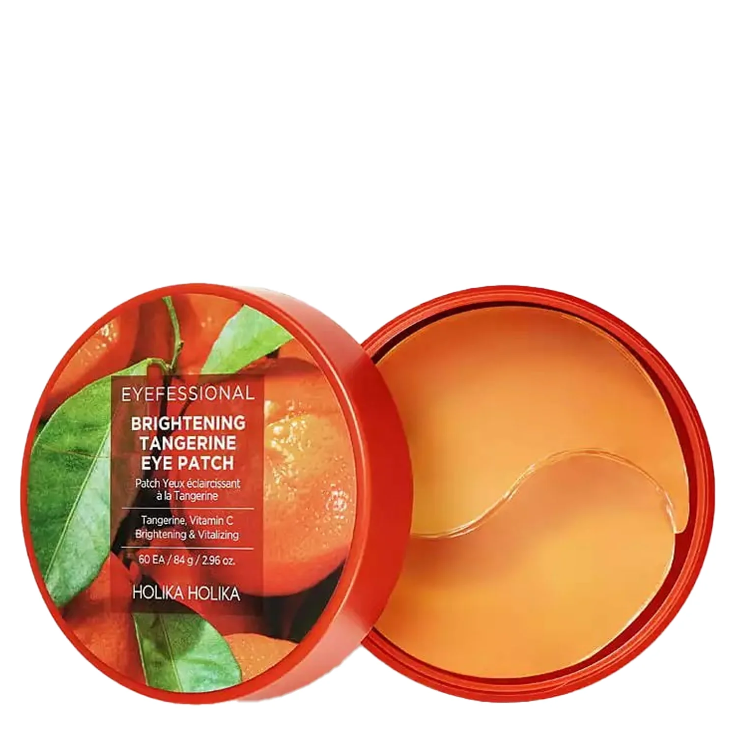 Holika Holika - Eyefessional Brightening Tangerine Eye Patch – Hidrogeliniai Paakių Padeliai – 60 vnt.