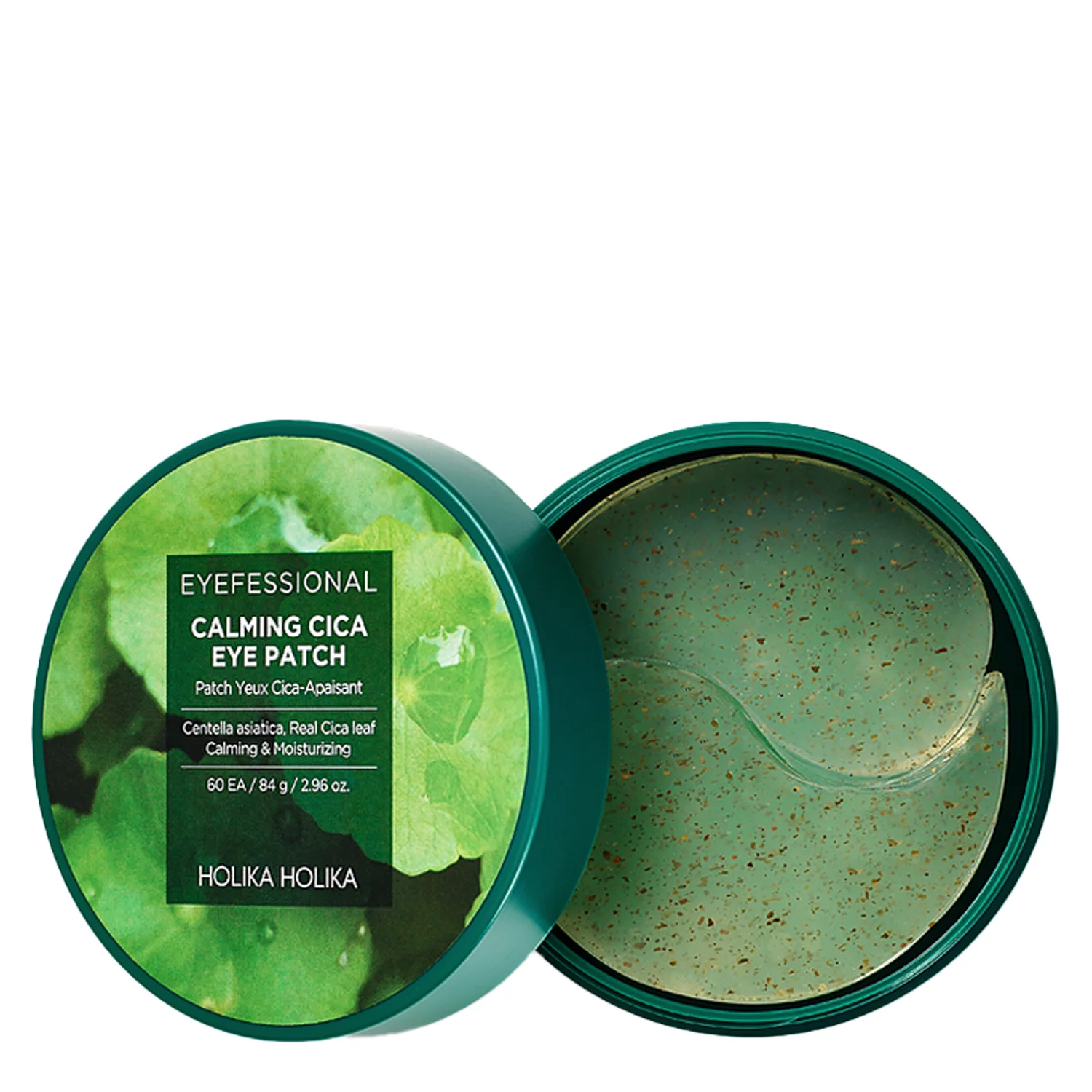 Holika Holika - Eyefessional Calming Cica Eye Patch – Hidrogeliniai Paakių Padeliai – 60 vnt. 