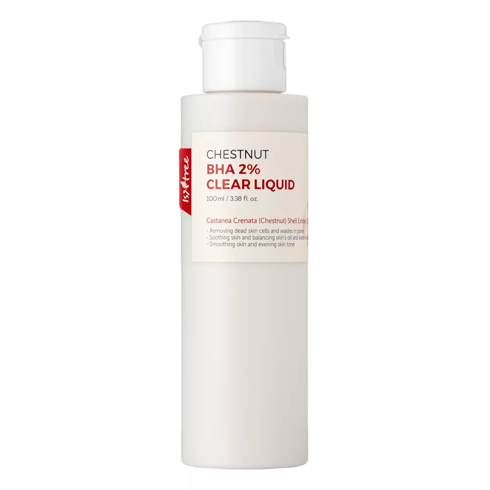 Isntree - Chestnut BHA 2% Clear Liquid - Šveičiamasis losjonas su 2 % salicilo rūgštimi - 100ml