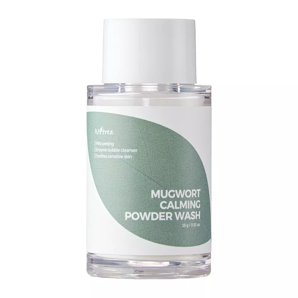 Isntree - Mugwort Calming Powder Wash - Veido skalbimo miltelių paketėlių rinkinys - 1g x 25vnt