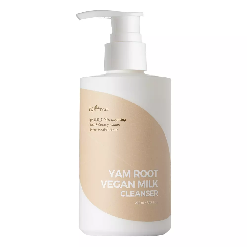 Isntree - Yam Root Vegan Milk Cleanser - Raminamasis veido valomasis pienelis - 220ml