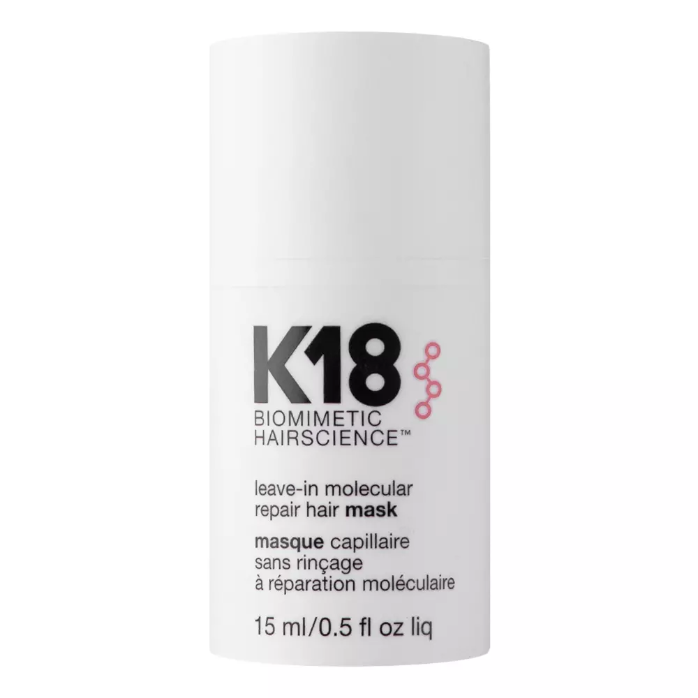 K18 - Leave-in Molecular Repair Hair Mask – Nenuplaunama Rekonstrukcinė Plaukų Kaukė – 15 ml