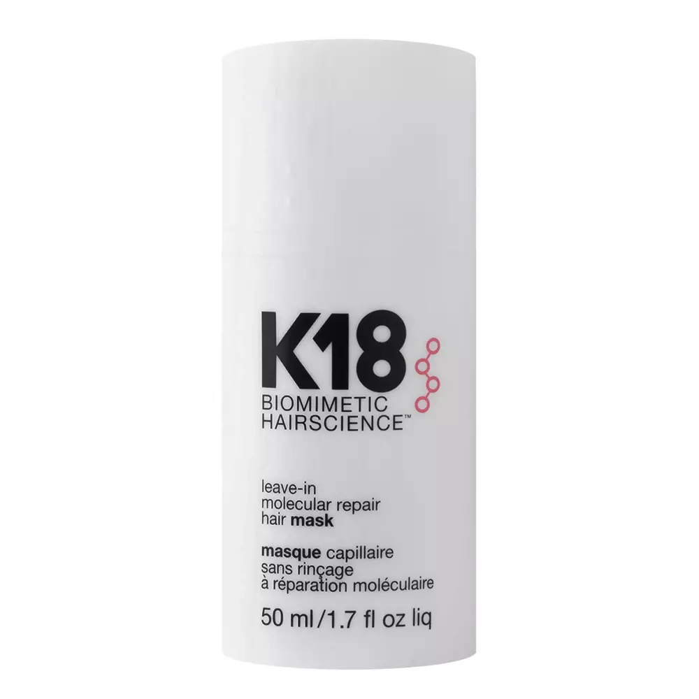 K18 - Leave-in Molecular Repair Hair Mask – Nenuplaunama Rekonstrukcinė Plaukų Kaukė – 50 ml