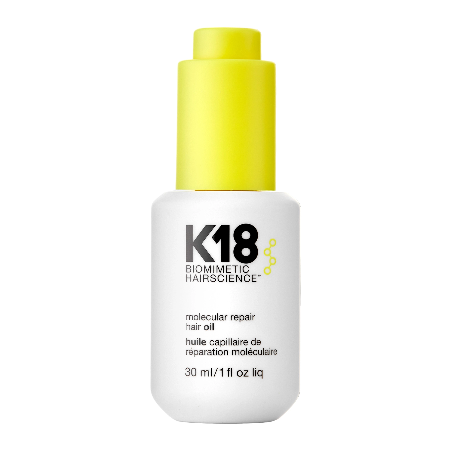 K18 - Molecular Hair Oil – Regeneruojamasis Aliejus Pažeistiems Plaukams – 30 ml