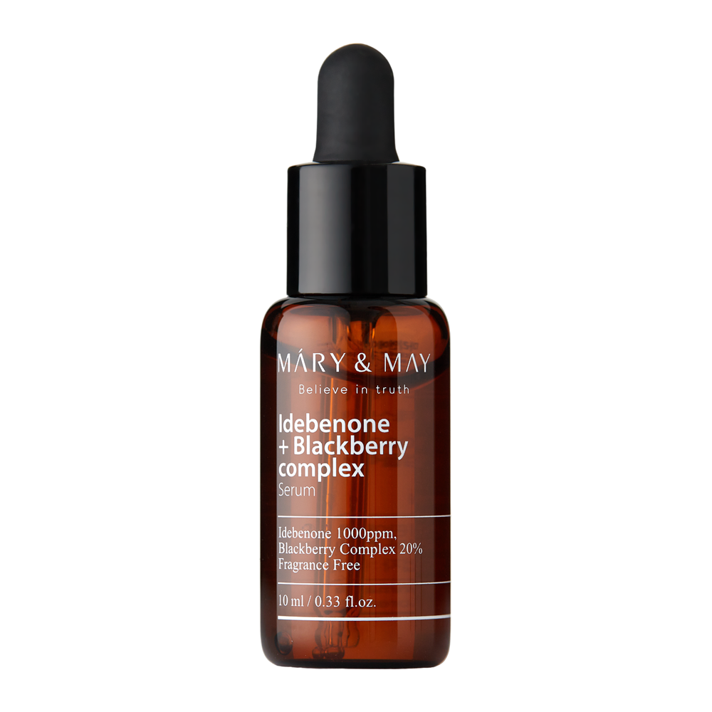 Mary&May - Idebenone and Blackberry Complex Serum – Senėjimo Procesus Stabdantis Serumas su Idebenonu – 10 ml