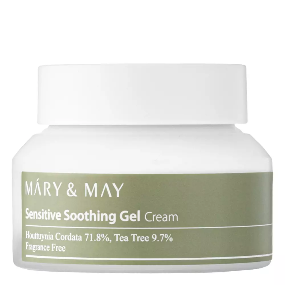 Mary&May - Sensitive Soothing Gel Blemish Cream - Raminamasis Kremas Mažinantis Sudirginimus - 70g