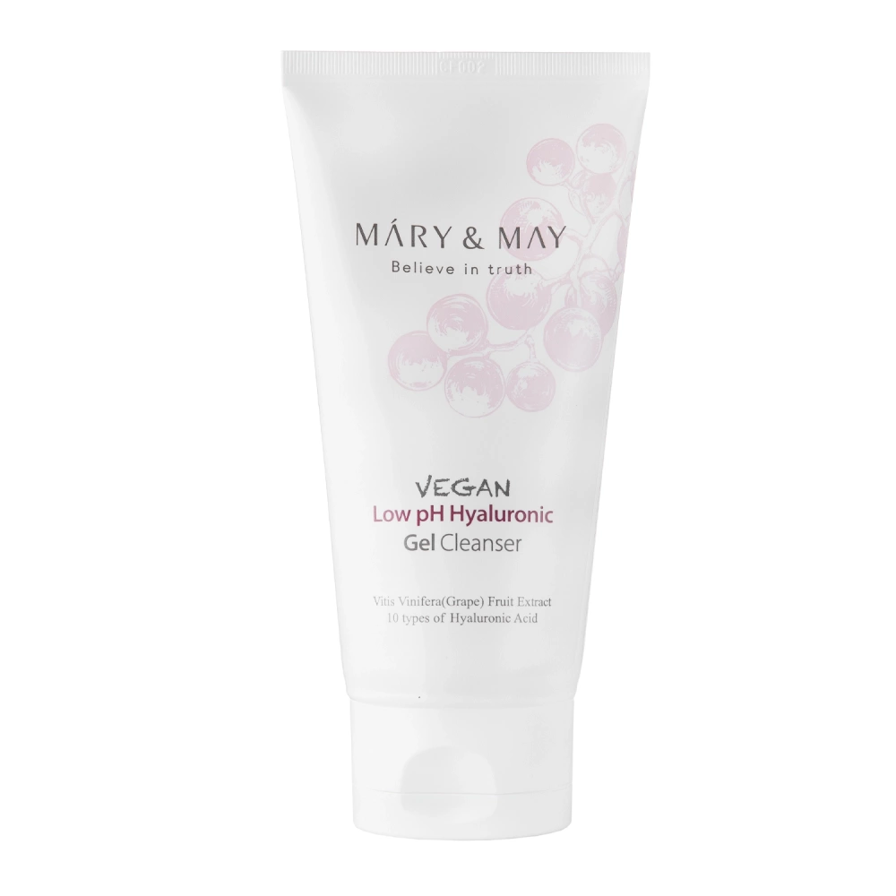 Mary&May - Vegan Low pH Hyaluronic Gel Cleanser – Švelnus Žemo pH Valomasis Gelis – 150 ml