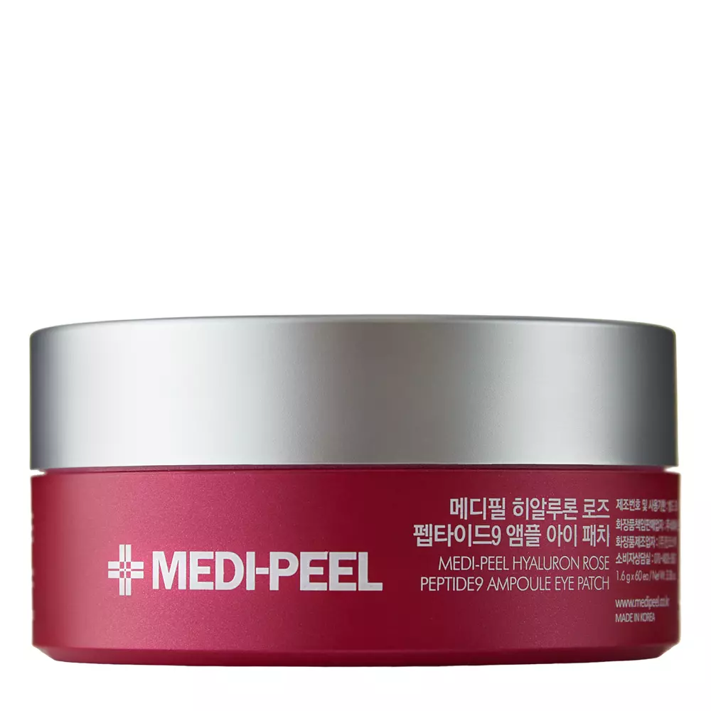 Medi-Peel - Hyaluron Rose Peptide Eye Patch – Paakių Pagalvėlės su Rožių Ekstraktu ir Peptidais – 60 vnt. 