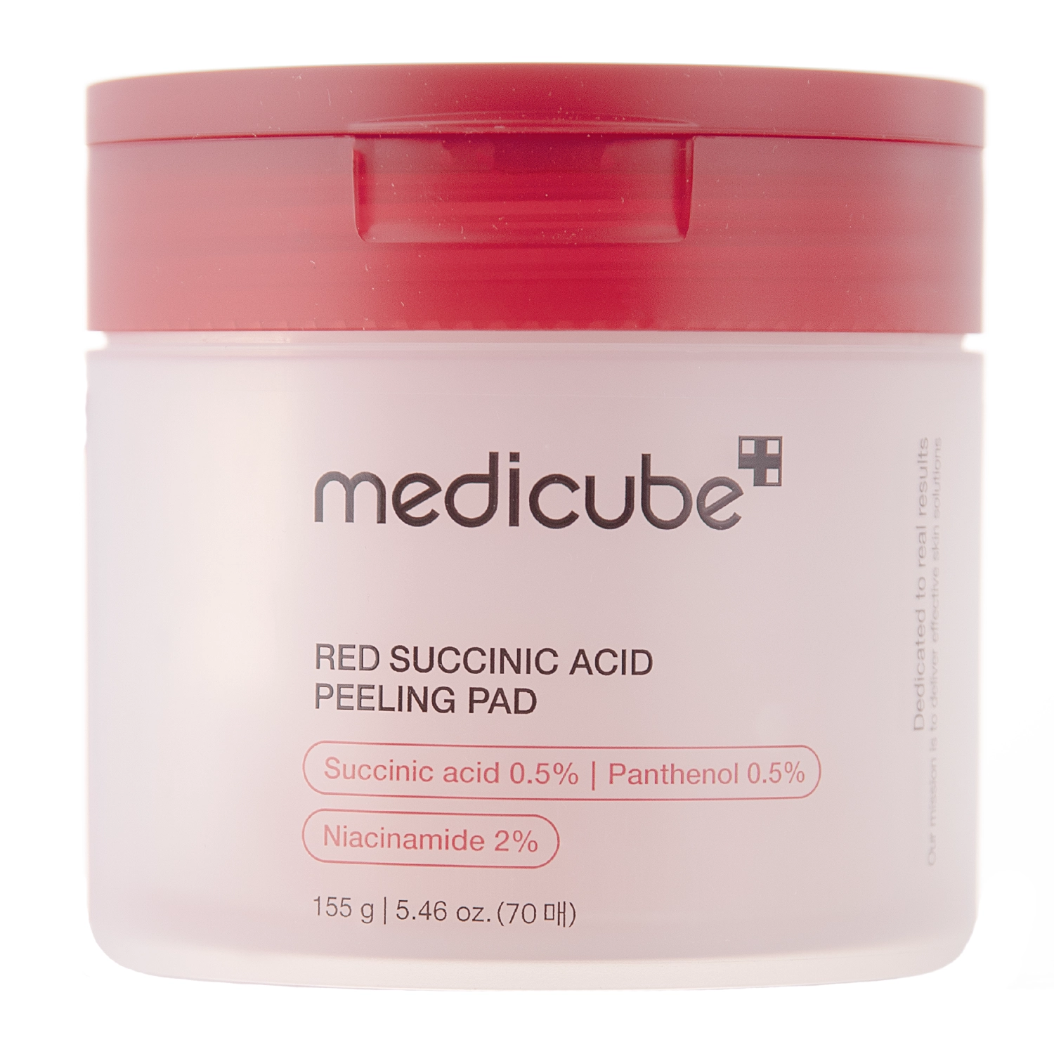 Medicube - Red Succinic Acid Peeling Pad – Šveičiamieji Veido Padeliai – 70 vnt. / 155 g