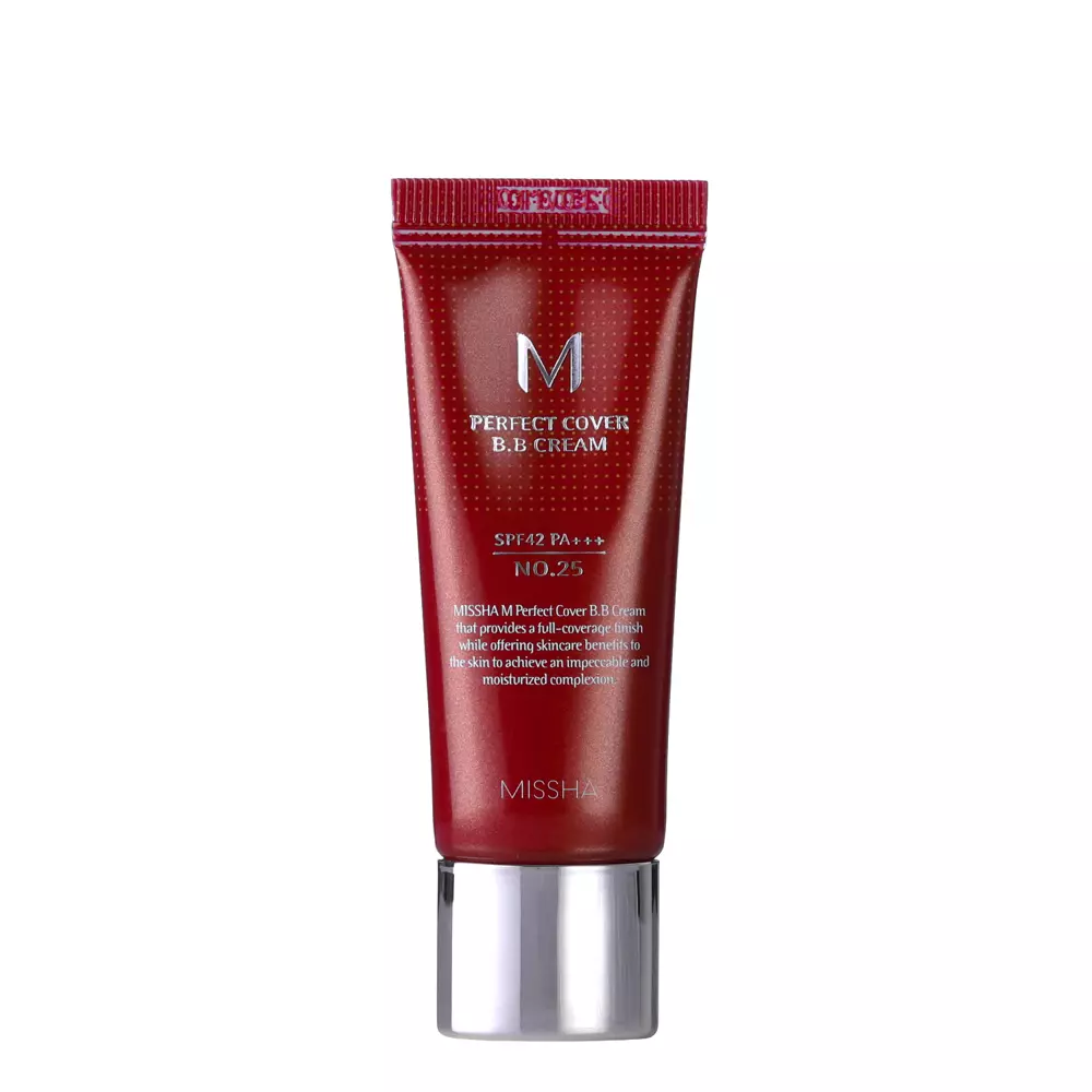 Missha - M Perfect Cover BB Cream SPF42/PA+++ - BB Kremas - No.25 Warm Beige - 20 ml