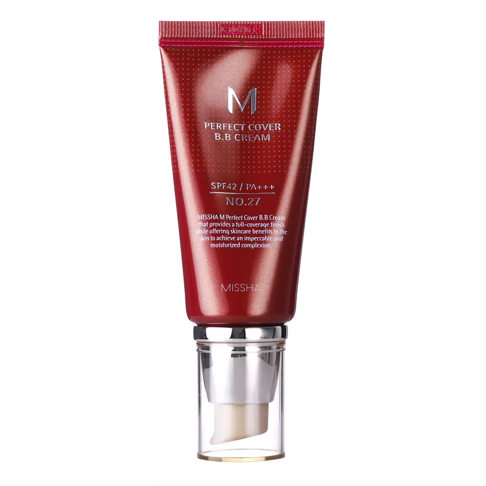 Missha - M Perfect Cover BB Cream SPF42/PA+++ - BB Kremas - No.27 Honey Beige - 50 ml