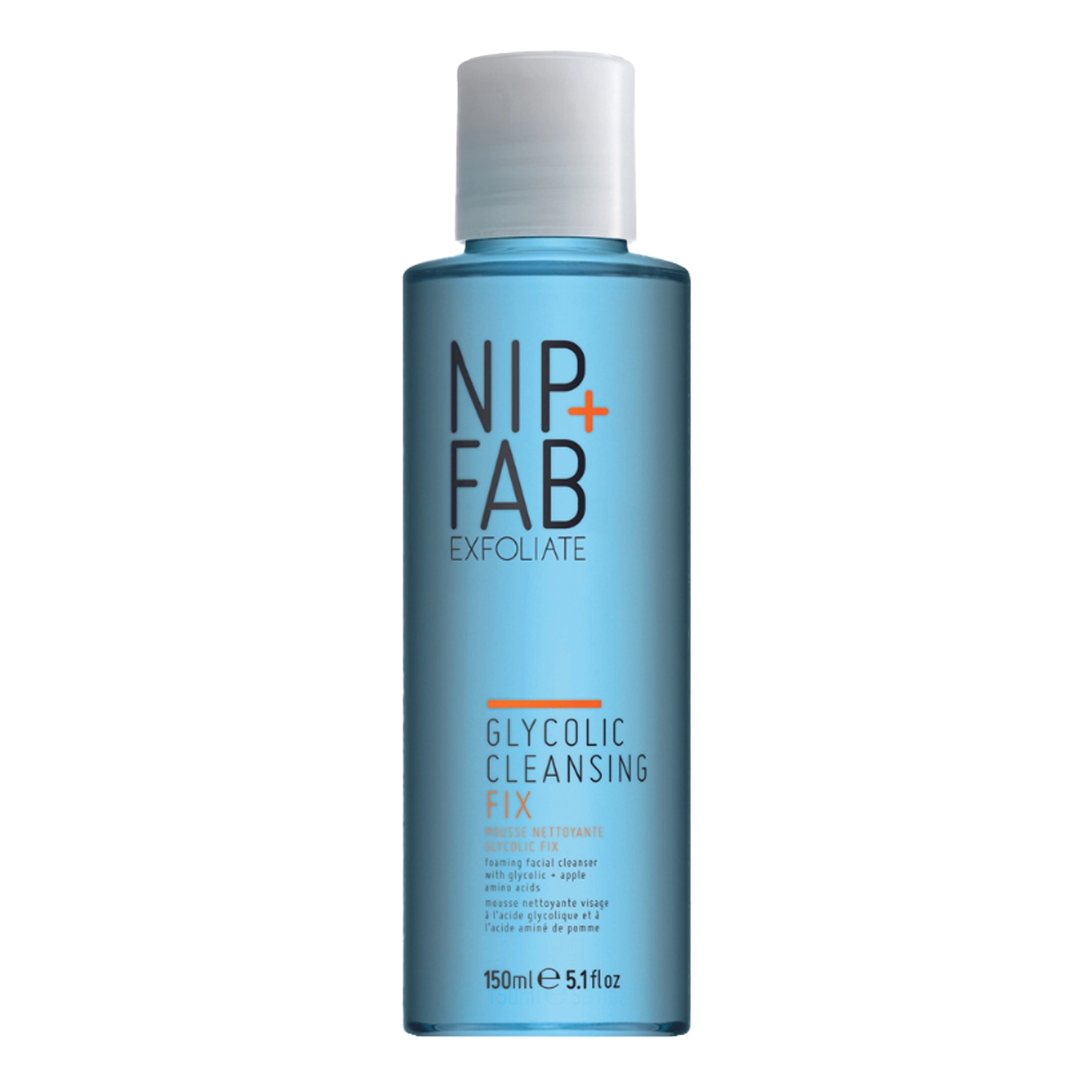 Nip+Fab - Glycolic Fix Cleanser – Veido Valymo Gelis su Glikolio Rūgštimi – 150 ml