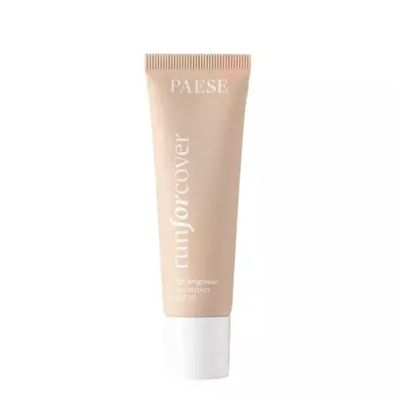 Paese - Run For Cover SPF10 – Ilgai Išliekantis Maskuojamasis Pagrindas – 50N Natural – 30 ml