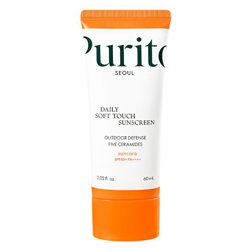 Purito Seoul - Daily Soft Touch Sunscreen SPF 50+ PA++++ – Apsauginis Kremas nuo Saulės su Keramidais – 60 ml