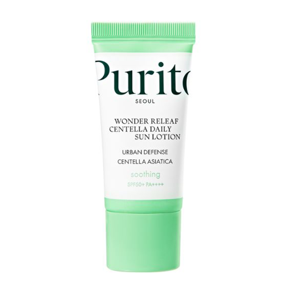 Purito Seoul - Wonder Releaf Centella Daily Sun Lotion SPF 50+ PA++++ – Ultralengvas Apsauginis Kremas nuo Saulės – 15 ml