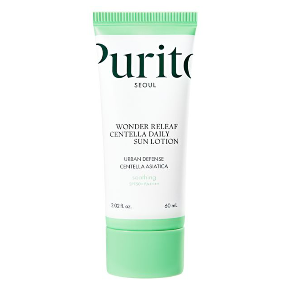 Purito Seoul - Wonder Releaf Centella Daily Sun Lotion SPF 50+ PA++++ – Ultralengvas Apsauginis Kremas nuo Saulės – 60 ml