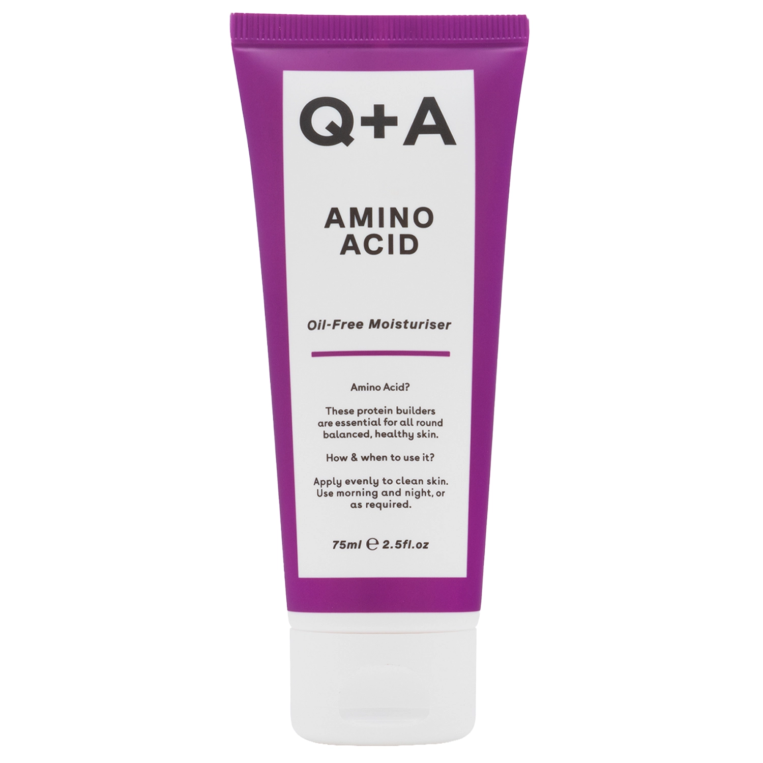 Q+A - Amino Acid Oil-Free Moisturiser - Drėkinamasis kremas be riebalų su amino rūgštimis - 75ml