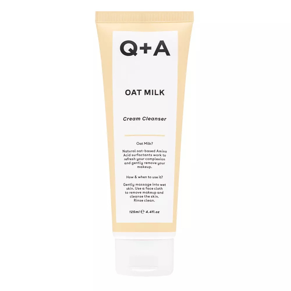 Q+A - Oat Milk Cream Cleanser - Kreminė valomoji emulsija su avižų pienu - 125ml