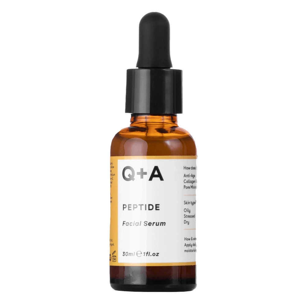 Q+A - Peptide - Facial Serum - Drėkinamasis-atstatomasis veido serumas su peptidais - 30ml