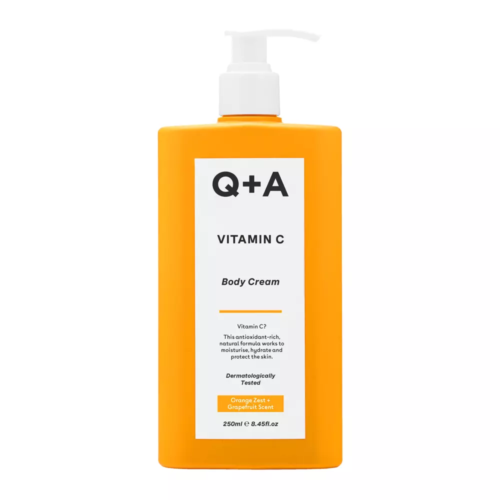 Q+A - Vitamin C Body Cream - Antioksidacinis kūno losjonas su vitaminu C - 250ml