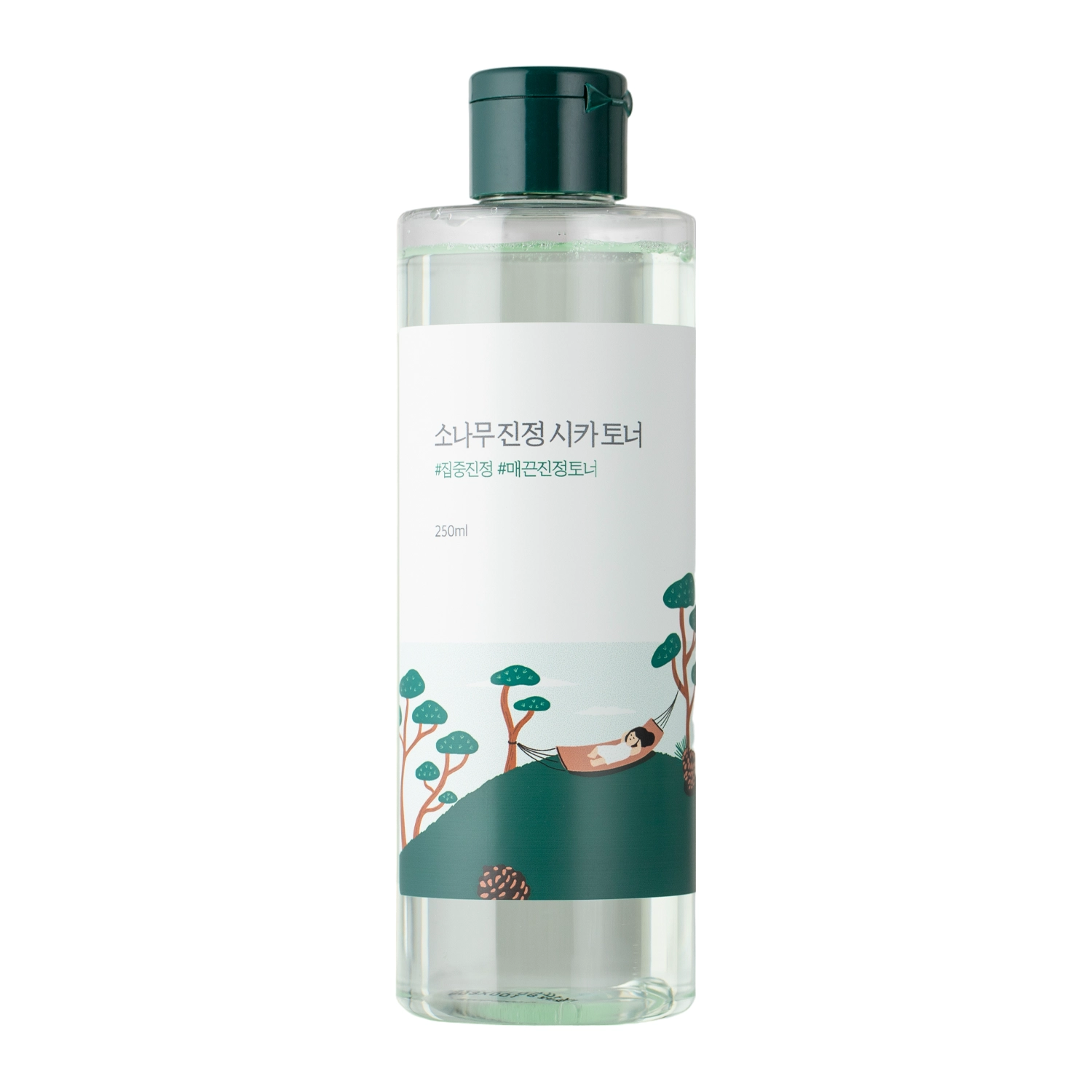 Round Lab - Pine Calming Cica Toner – Drėkinamasis Veido Tonikas – 250 ml