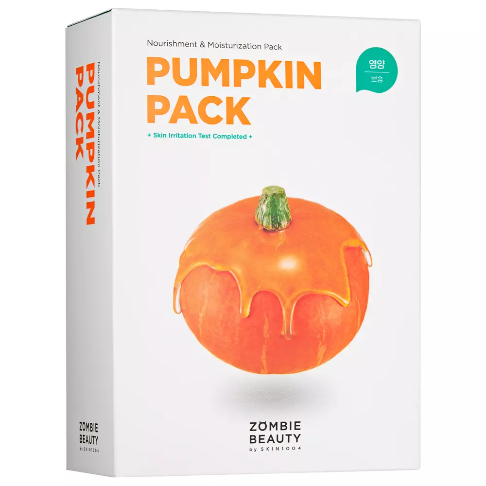 SKIN1004 - Zombie Beauty Pumpkin Pack - Maitinamųjų veido kaukių rinkinys - 16 vnt. x 4g