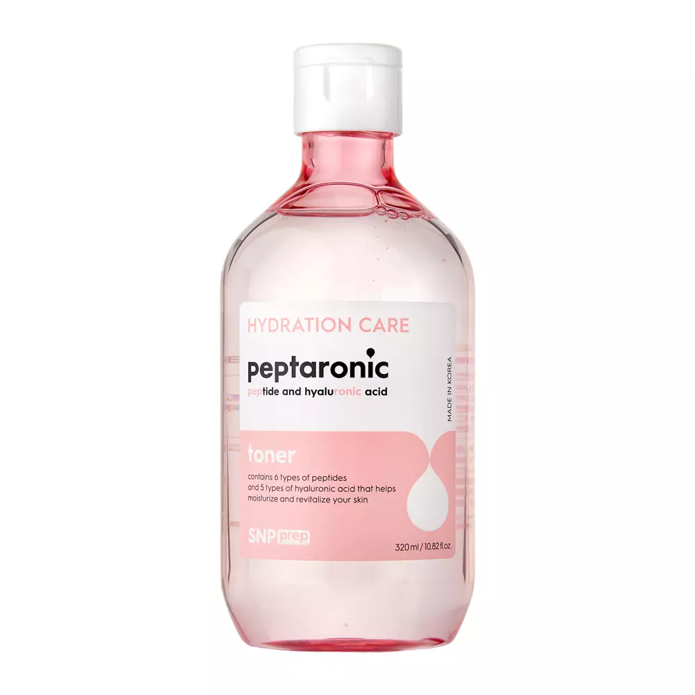 SNP - Prep Peptaronic Toner – Drėkinamasis Veido Tonikas su Peptidais – 320 ml